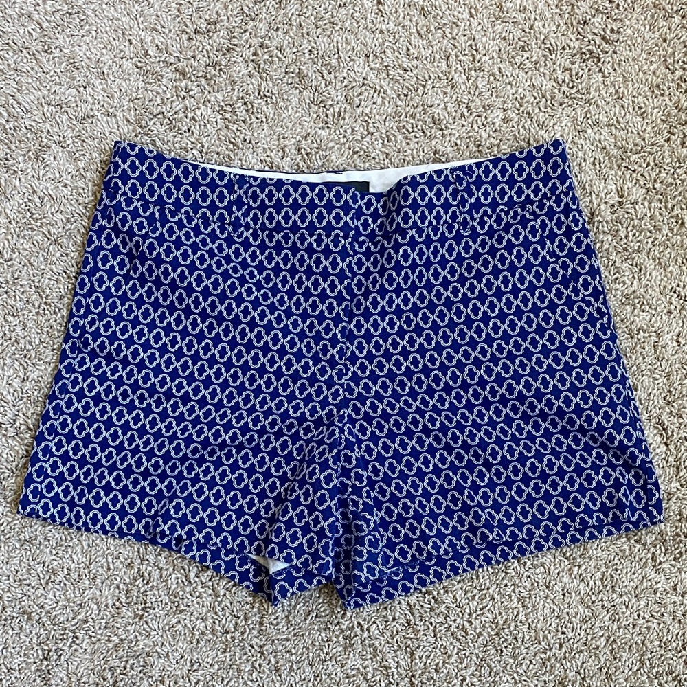Rose & Olive Navy Geometric Shorts